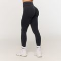 Dámske bezšvové legíny Fierce Dark Grey - GymBeam, veľkosť XL