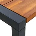vidaXL Záhradný stôl s nohami v tvare U 180x90x75 cm akáciový masív