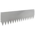 vidaXL Obrubník trávnika 10 ks 103 x 30 cm Oceľ Strieborná