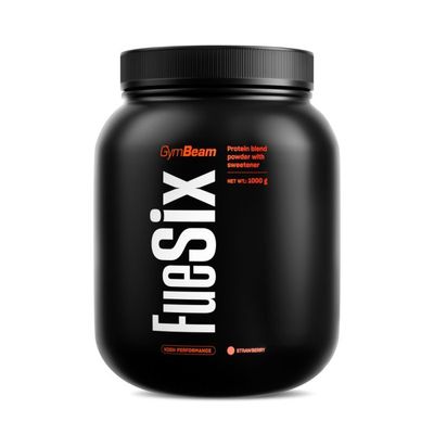 FueSix - GymBeam, jahoda, 1000 g