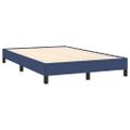 vidaXL Boxspring posteľ s matracom modrá 120x190 cm látka