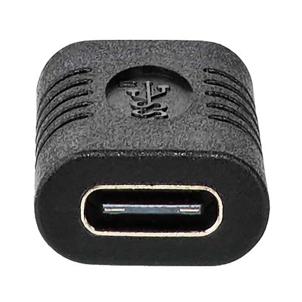 NEDIS USB-C adaptér/ USB 3.2 Gen 2/ USB-C zásuvka/ USB-C zásuvka/ 10 Gbps/ BOX/ černý Adaptér, USB-C samice/samice, USB 3.2 Gen 2, 10 Gbps, 4K@60Hz, poniklované konektory, cerný