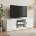 vidaXL TV skrinka Biela 150 x 31 x 47 cm Kompozitné drevo