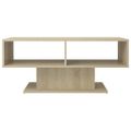 vidaXL Konferenčný stolík, dub sonoma 103,5x50x44,5cm kompozitné drevo