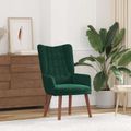 vidaXL kreslo Tmavozelená 63 x 67 x 94 cm Zamat