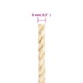 vidaXL Lano 100% sisal 8 mm, 25 m