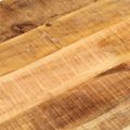 vidaXL Stolová doska 80x40x2,5 cm oválna masívny surový mangovník