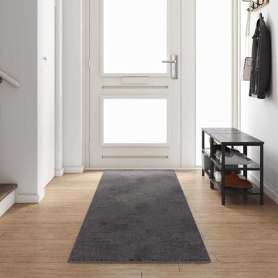 vidaXL Behúň koberec Sivá 80 x 400 cm 100% Polypropylén Tuft