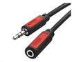 Kábel Jack 3,5mm - Jack 3,5mm zásuvka 2,5m stereo | SM5102 EMOS