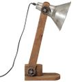 vidaXL Stolová lampa 25 W starožitná strieborná 23x13x52 cm E27