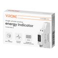 Elektromer 1F na DIN lištu analógový VIRONE EM-8, 40A