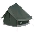 vidaXL Tipi stan 4-miestny Armádna zelená Polyester a oceľ