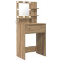 vidaXL Toaletné stolíky do spálne Remeselný dub 80 x 39,6 x 135 cm