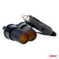Rozbočka zásuvky zapaľovača do auta 12V 24V AMiO-03801