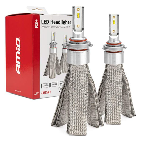 LED žiarovky pre hlavné svietenie HB3 9005 50W RS+ Slim Series