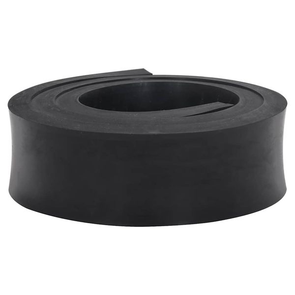 VidaXL Gumová hrana pre snežný pluh čierna 200x8x2 cm