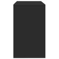 vidaXL Servírovacia skriňa Čierna 120 x 41 x 75 cm Kompozitné drevo