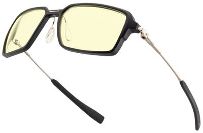 GUNNAR kancelářske/herní brýle TERA ONYX SILVER  * jantárová skla BLF 65 * GUNNAR focus