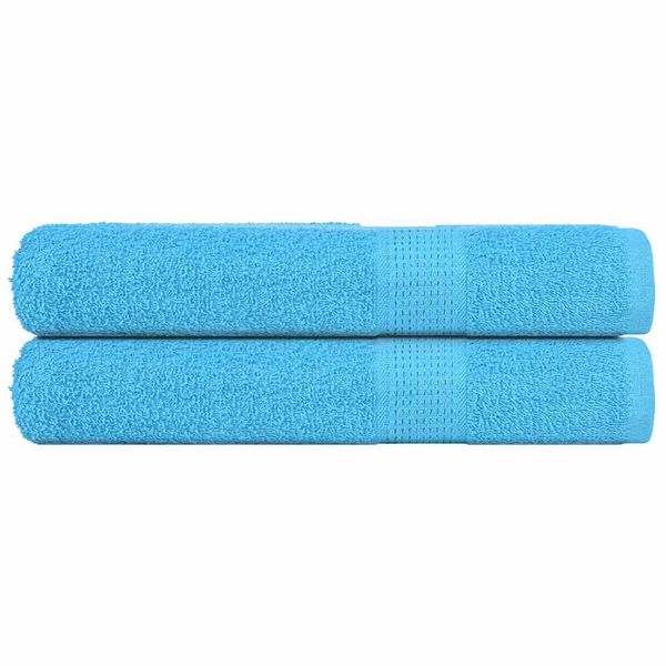 vidaXL Uteráky FROGN 2 ks tyrkysové 100x200 cm 360 g/m²