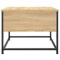 vidaXL Konferenčný stolík dub sonoma 51x51x40 cm kompozitné drevo