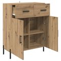 vidaXL Servírovacia skriňa Remeselný dub 69,5 x 34 x 90 cm