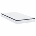 vidaXL Matrac Stredne mäkký 90 x 200 cm Biela a šedá