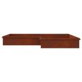 vidaXL Slimákové zábrany 16 ks 100 x 3,5 x 25 cm Hrdzavý