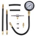 Sada na testovanie tlaku zážihových motorov MECHANIC ENGINE TESTER 10, 0-7 bar, 10 ks SIXTOL