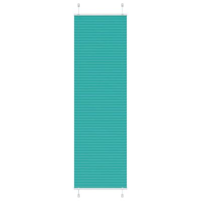 vidaXL Plisovaná roleta petrolejovo zelená 55x200 cm šírka látky 54,4 cm polyester