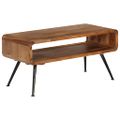 vidaXL Konferenčný stolík z masívneho akáciaového dreva 95x40x45 cm