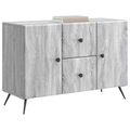 vidaXL Servírovacia skriňa so zásuvkou Sivá sonoma 89 x 34,5 x 60 cm