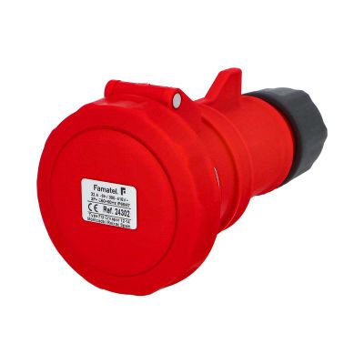 Spojka 24302 IP67/400V/32A/4P 6h, priama - SpeedPRO
