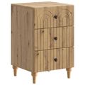 vidaXL Nočný stolík Dub artisan 43x 41 x 66,5 cm Kompozitné drevo