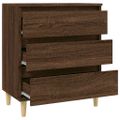 vidaXL Komoda hnedý dub 60x35x70 cm spracované drevo