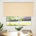 vidaXL roleta Blackout Béžová 160x130 cm Šírka látky 156,6cm Polyester