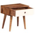 vidaXL Nočný stolík 45x30x45 cm masívne akáciaové drevo