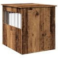 vidaXL Nábytok na prepravku pre psa Old Wood 64,5x80x71 cm