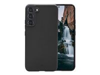 Zadný kryt pre mobilný telefón - bulk - plast - čierna - pre Samsung Galaxy S22+
