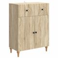 vidaXL Servírovacia skriňa Dub sonoma 66 x 34,5 x 90 cm