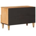 vidaXL Úložné skrine Hnedá 70 x 33,5 x 46 cm Masívne mango drevo