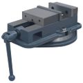 vidaXL Otočný strojový zverák liatina 160 mm