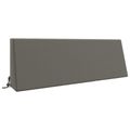 vidaXL Podložka na operadlo SOEST 100% polyester Sivá 120 x 20 x 40 cm