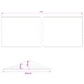 vidaXL Podlahová tesniaca hmota pre garáž 155 x 28 mm 1 m EPDM guma