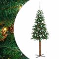 vidaXL Úzky vianočný stromček Zelená 150 cm
