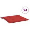 vidaXL Podložky na záhradné stoličky 4 ks 50x50x3 cm, oxfordská látka