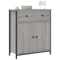 vidaXL Komoda sivá sonoma 70x30x80 cm kompozitné drevo