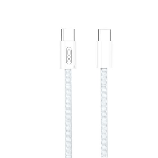 Kábel XO NB-Q260B PD USB-C - USB-C 1,5 m biely 60W