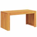 vidaXL Bočný stôl Prírodný olej 70 x 35 x 35 cm Pevné akáciové drevo