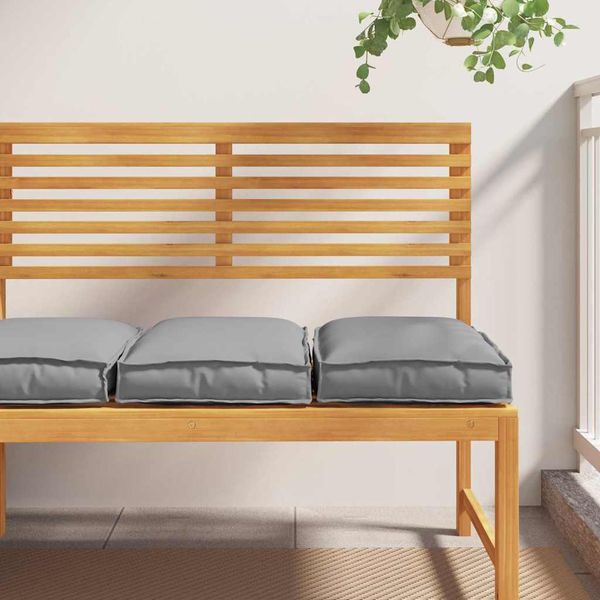 vidaXL Podložka 2 pcs Sivá 40 x 40 x 8 cm Oxfordská látka