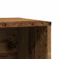 vidaXL Uzavretý box na stelivo staré drevo 80x50x45cm kompozitné drevo